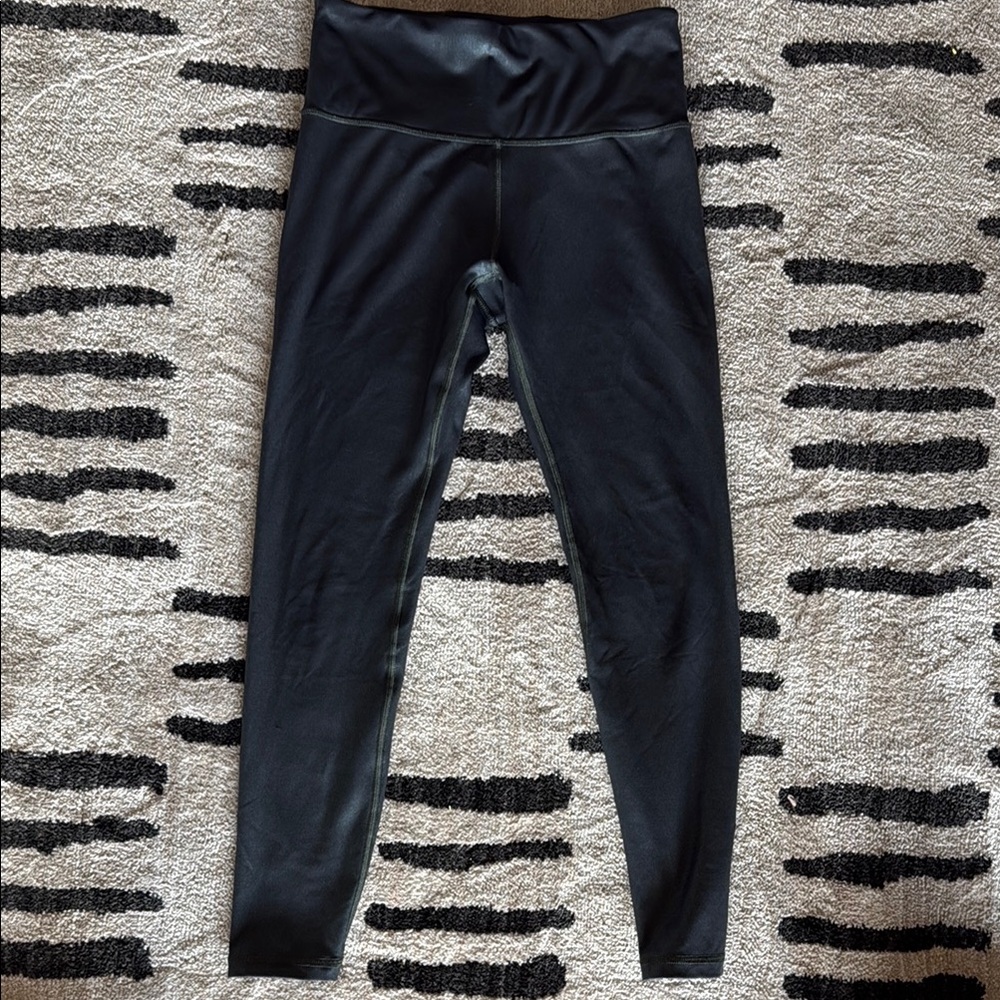 Athleta Elation High Rise Tight X Small in Green Shimmer